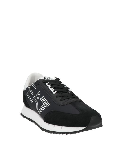 EA7 Black Sneakers for men