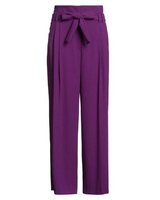 Tara Jarmon Purple Pants Polyester