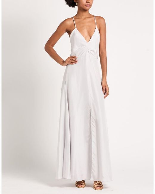 Forte_forte White Maxi Dress Silk