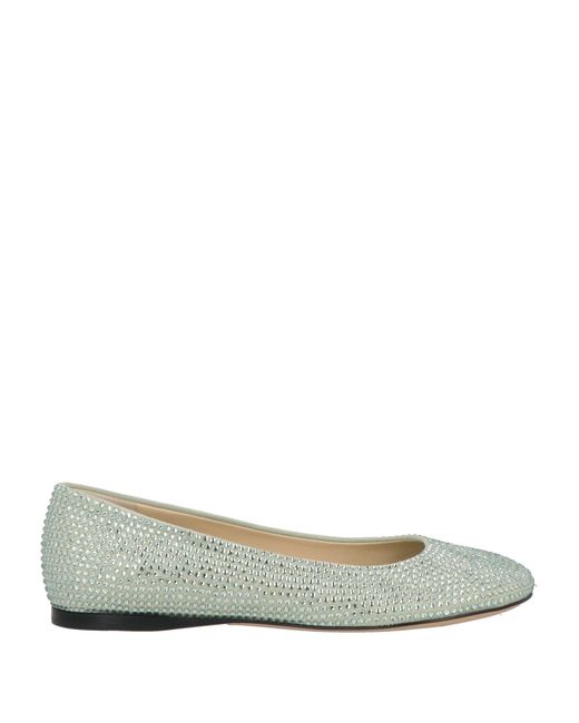 Ballerine di Loewe in Metallic