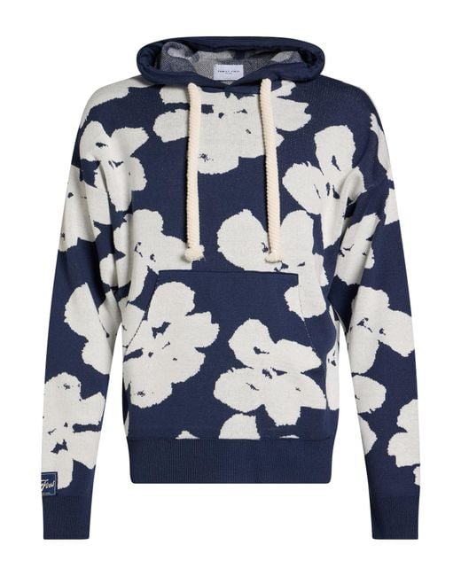 FAMILY FIRST Blue Sweatshirt Cotton, Acrylic for men