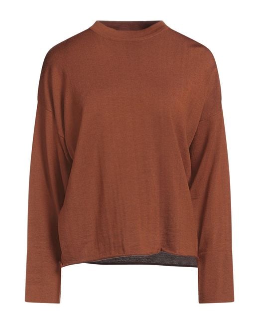 Pullover Alpha Studio en coloris Brown