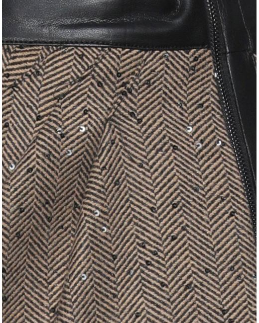 Clips Gray Khaki Midi Skirt Acrylic, Polyester, Wool, Polyamide, Polyurethane
