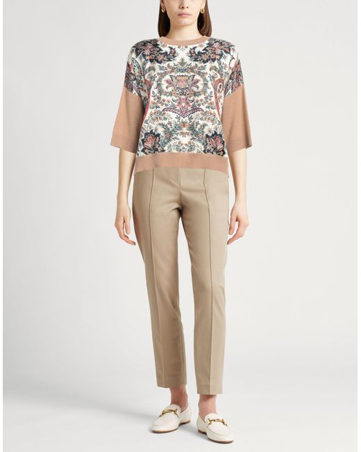 Etro Natural Sweater Wool, Viscose, Cashmere, Silk