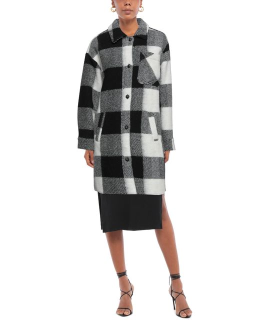 Nolita Gray Coat Polyester, Wool