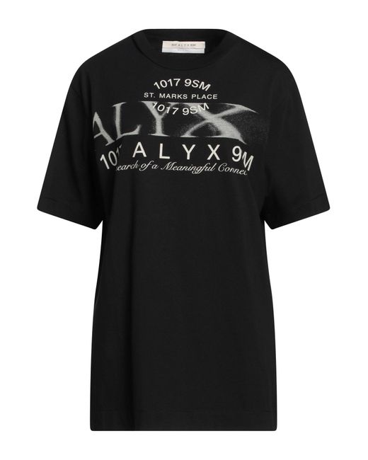 1017 ALYX 9SM Black T-shirts