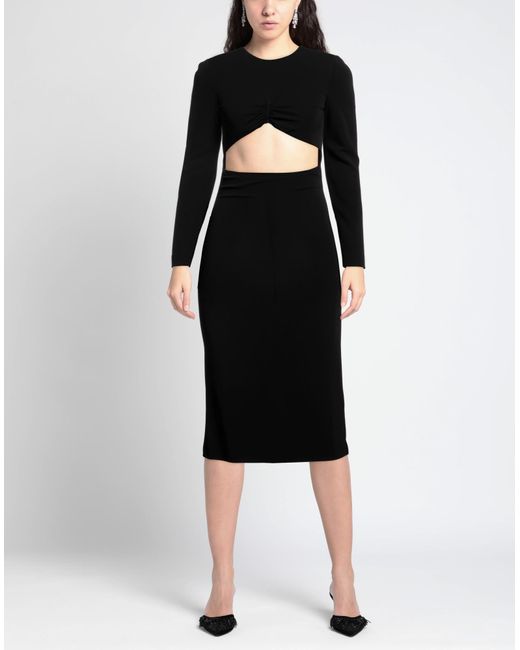 DSquared² Black Midi Dress