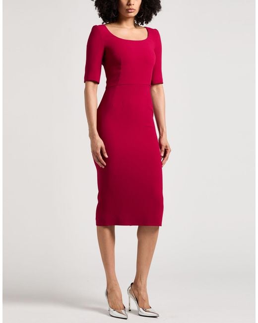 Dolce & Gabbana Red Midi Dresses