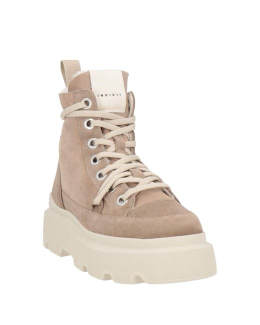 Inuikii Natural Ankle Boots Leather