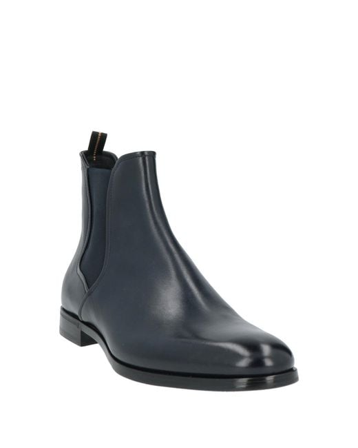 Fabi Black Ankle Boots Leather for men