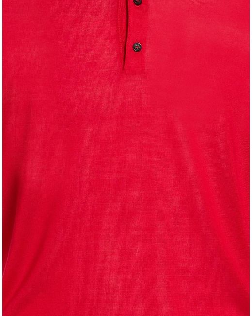 Laneus Red Polo Shirt for men