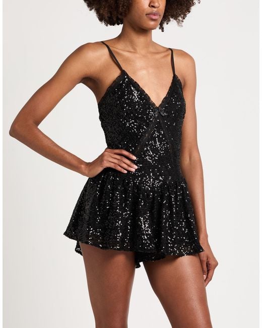 Aniye By Black Playsuit Polyester, Elastane