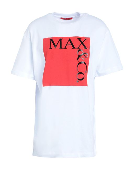 MAX&Co. White Tee T-Shirt Cotton