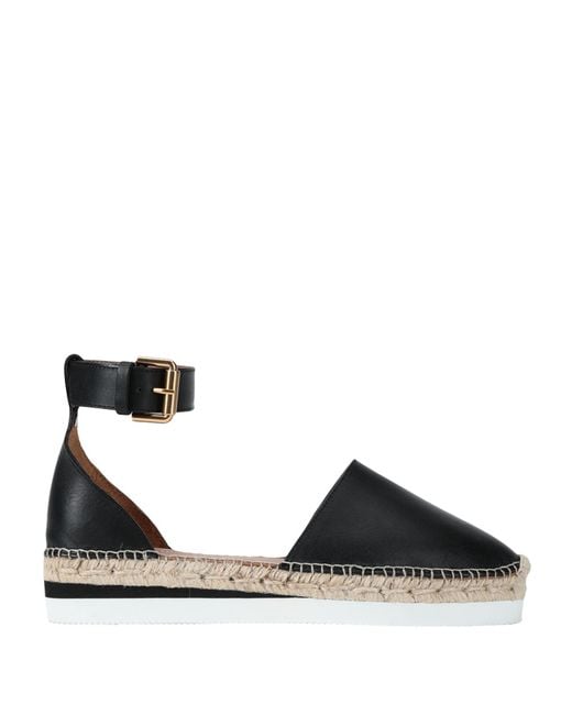 See By Chloé Black Espadrilles