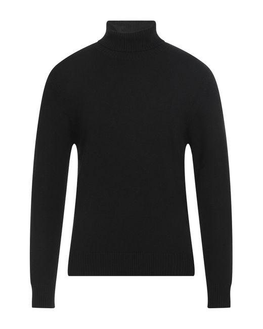 Hōsio Rollkragenpullover in Black für Herren