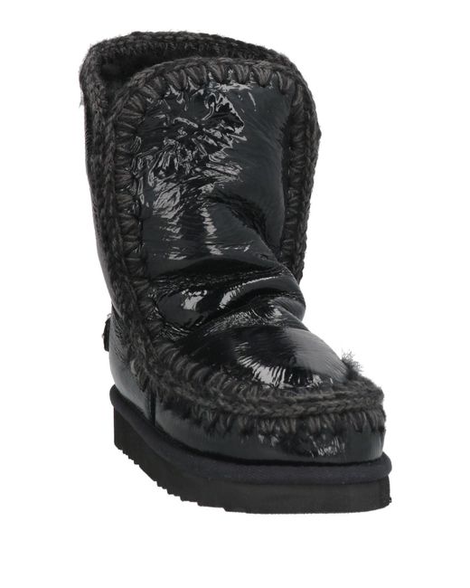 Mou Black Ankle Boots