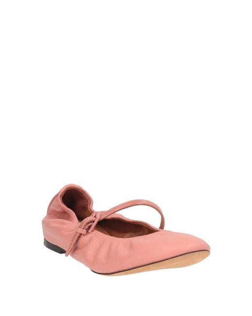 Lanvin Pink Ballet Flats