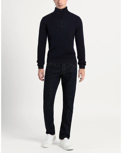 FILIPPO DE LAURENTIIS Blue Turtleneck for men