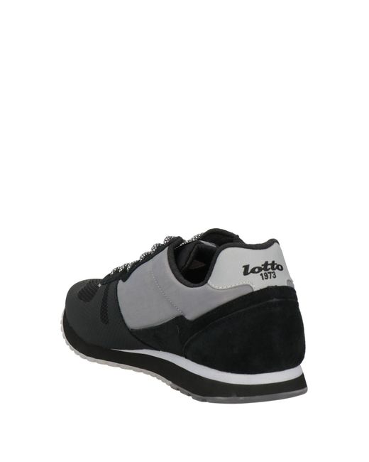 Lotto Leggenda Black Sneakers for men