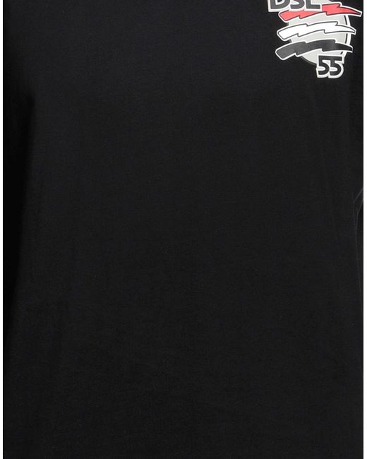 DIESEL Black T-shirt for men