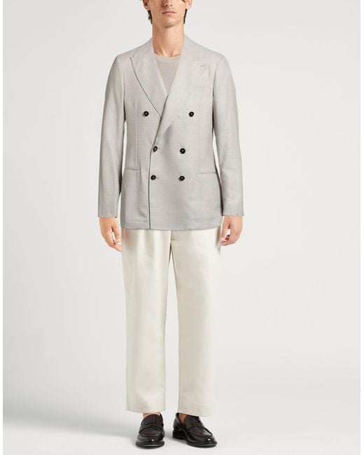 Mp Massimo Piombo Blazer in White für Herren