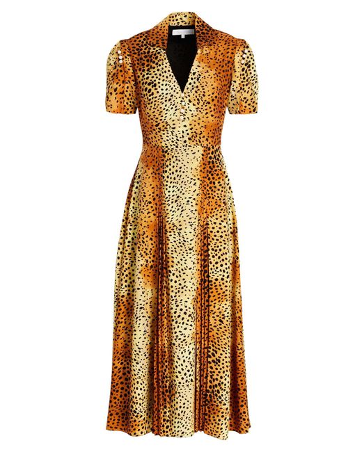 Borgo De Nor Metallic Midi-Kleid
