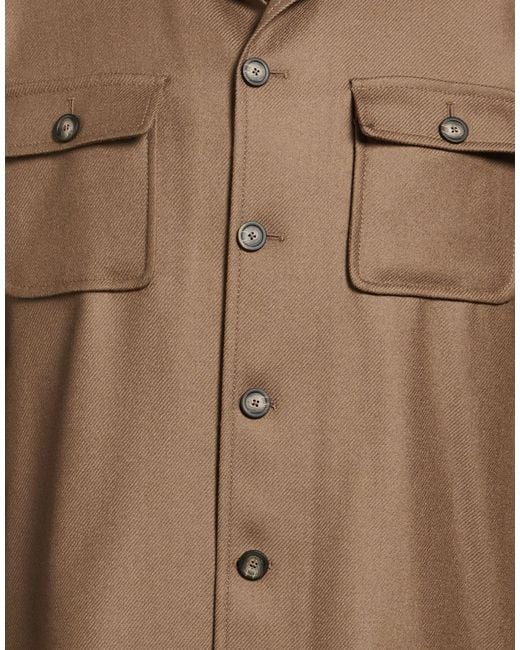 Tagliatore Brown Jacket Virgin Wool for men