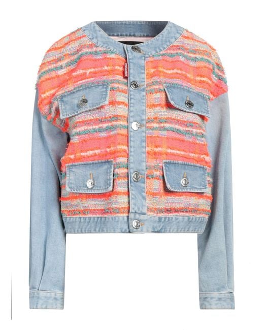 DSquared² Multicolor Denim Outerwear