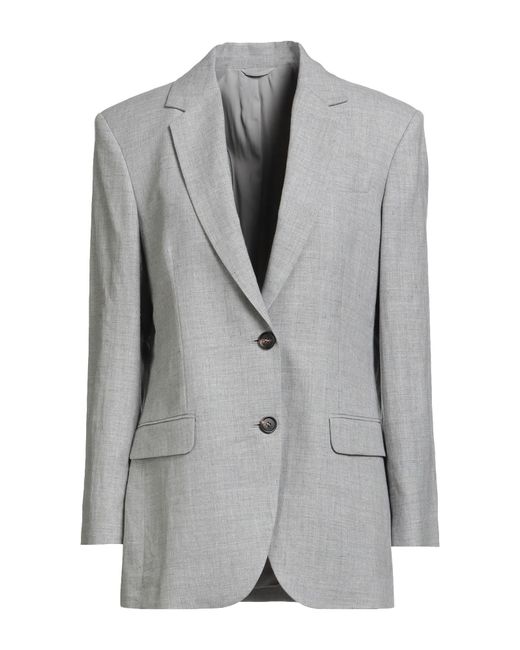 Brunello Cucinelli Gray Blazers