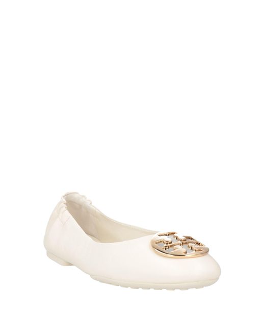 Tory Burch Natural Ballet Flats