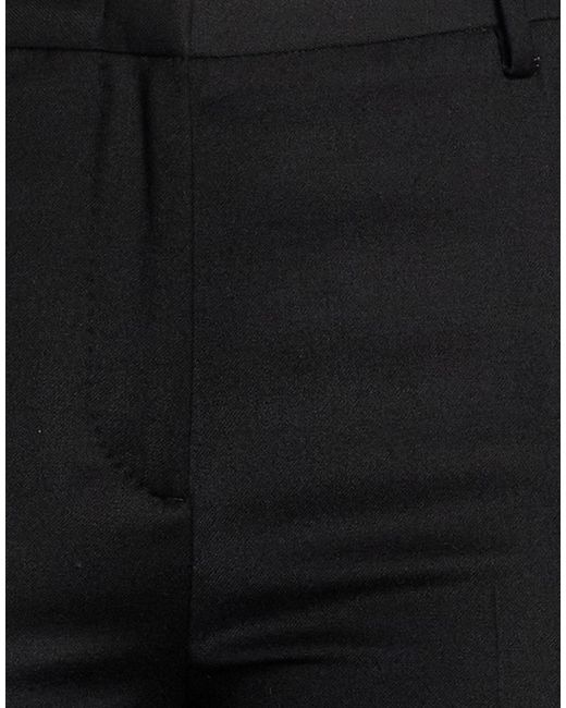 Lardini Black Pants Wool, Elastane