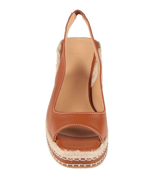 Castaner Brown Espadrilles Leather