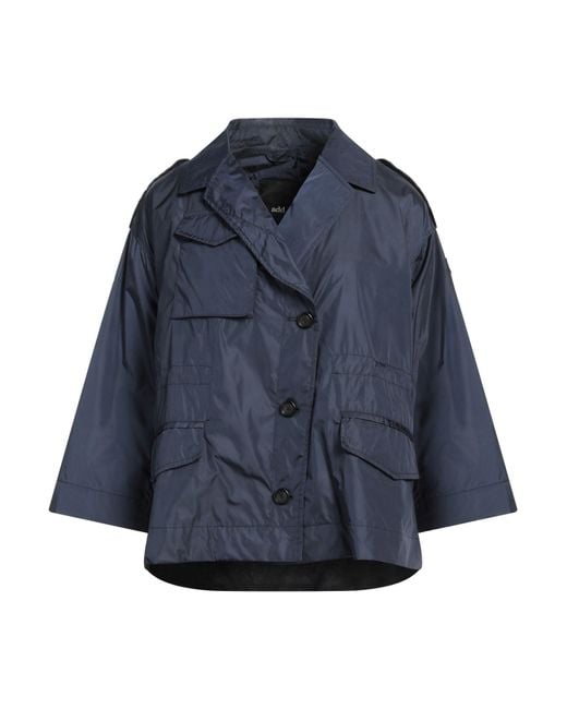 Add Blue Overcoat & Trench Coat