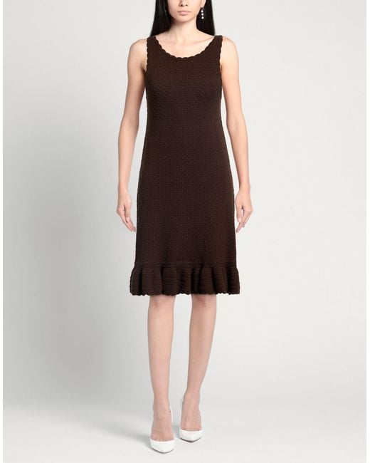 Robe Courte Idano en coloris Brown