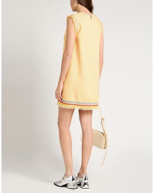 MSGM Yellow Mini Dress