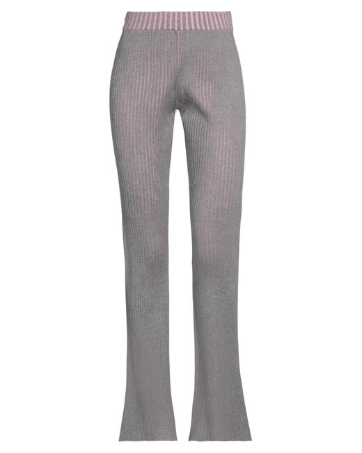 Vivetta Gray Pants Viscose, Polyester