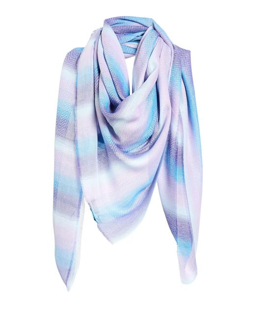Missoni Blue Scarf Viscose, Modal