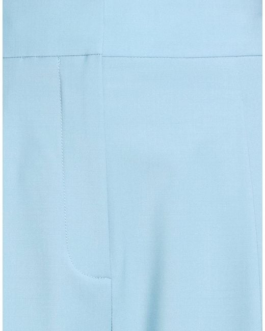 Veronica Beard Blue Pants Wool, Polyamide, Elastane