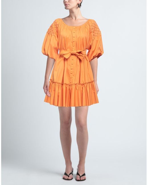 Jijil Orange Mini Dress