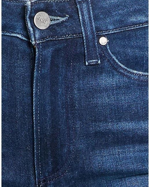 PAIGE Blue Jeans Cotton, Polyester, Elastane