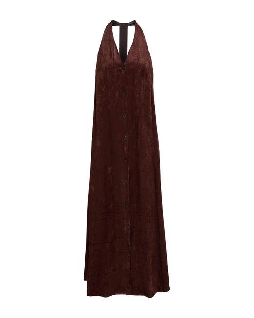 Alysi Purple Crème Maxi Dress Viscose
