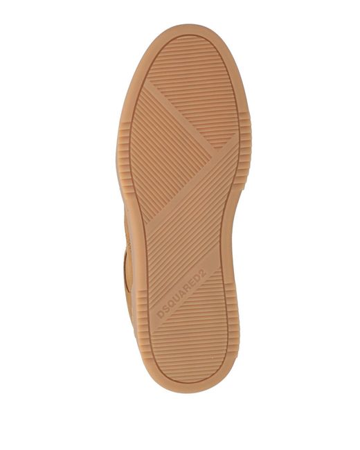 DSquared² Brown Camel Sneakers Leather for men