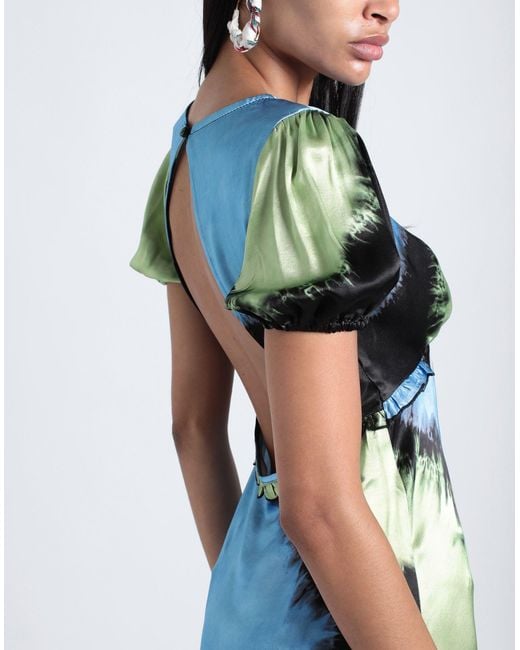 TOPSHOP Blue Maxi Dress