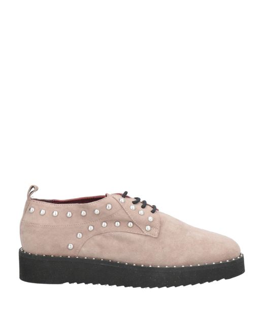 Apepazza Laceup Shoes in Gray Lyst