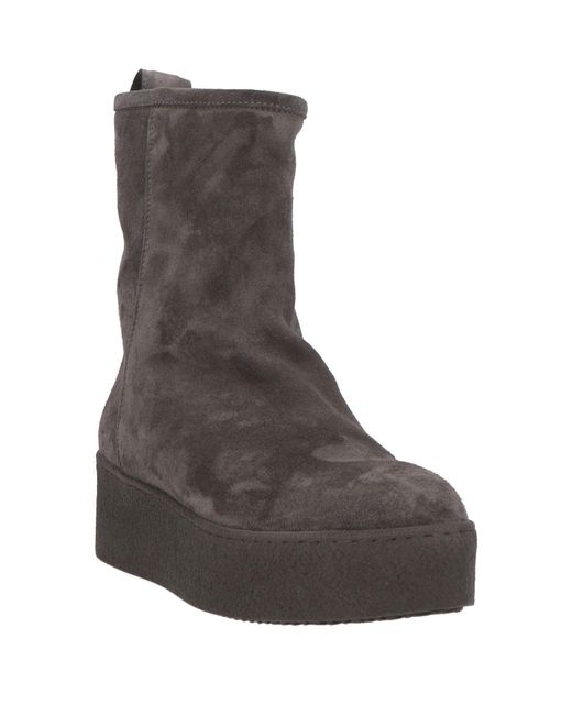 Agnona Brown Ankle Boots