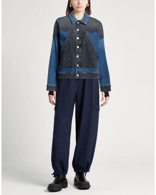 Mother Blue Denim Outerwear