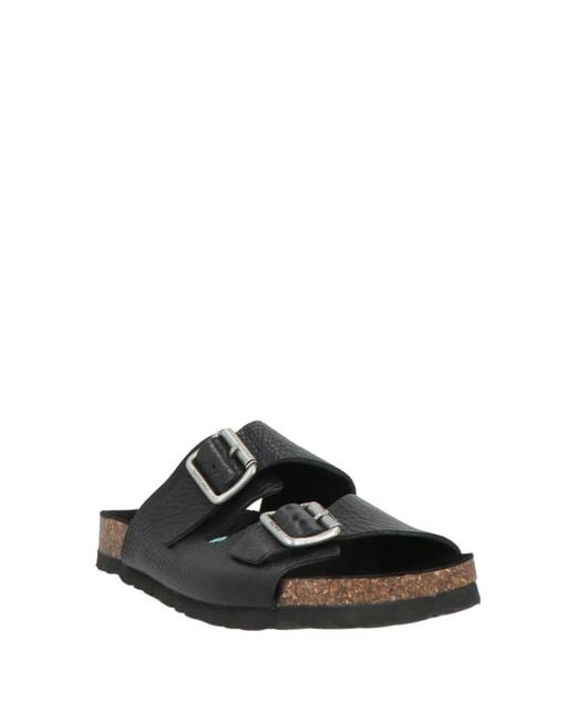 Moma Black Sandals Leather
