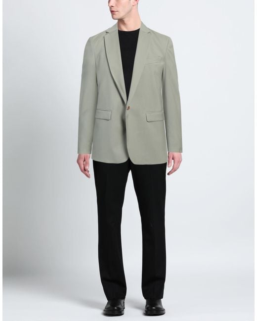 Costumein Green Blazer Virgin Wool for men