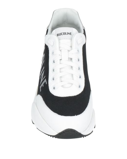 Rucoline White Sneakers Calfskin, Polyester, Polyamide, Elastane, Polyurethane