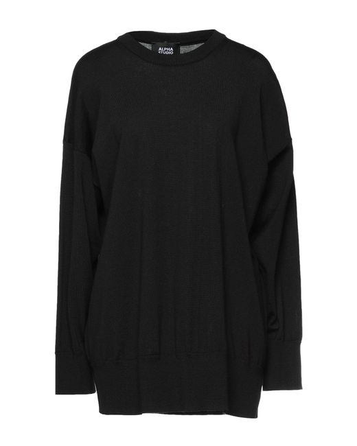 Alpha Studio Black Jumper